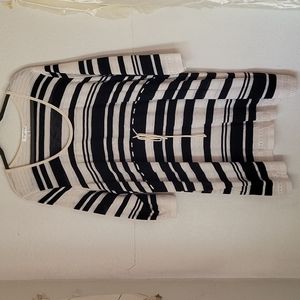 Motherhood 3X Black & White knit Maternity Dress